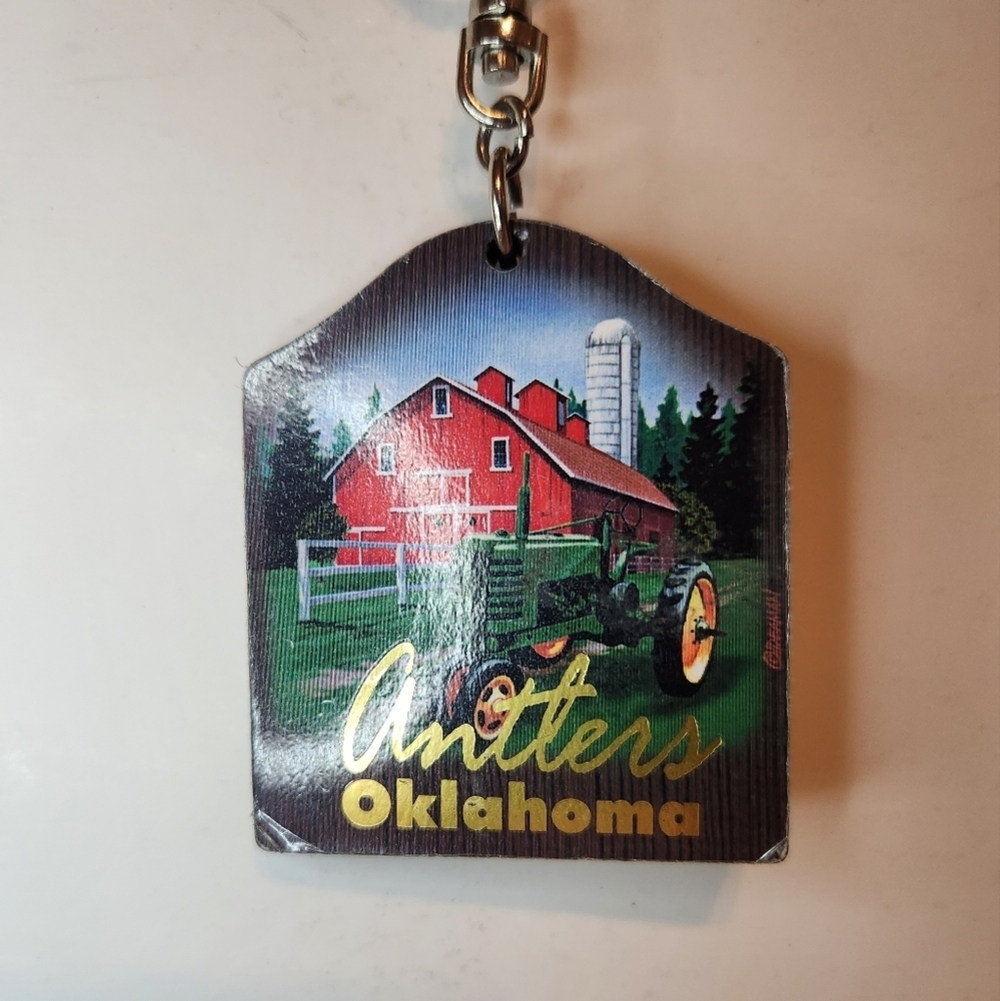 Antlers Oklahoma Keychain